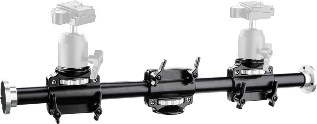Walimex WT-628 Bras d'Extension de Trépied avec 2 Supports Coulissants