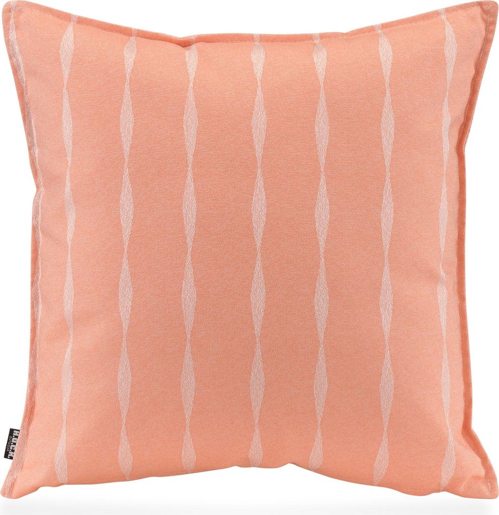 H.O.C.K. Loana Outdoor Wendekissen 50x50cm mit Biese col. 96 coral lachs sunny