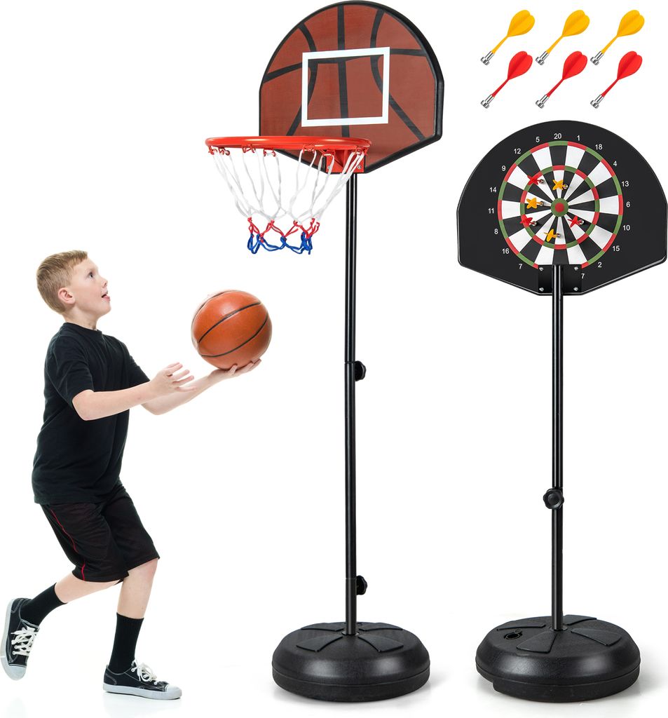 COSTWAY Panier de basket-ball pour enfants avec panneau de Image du produit 