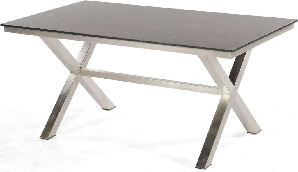 Sonnenpartner Gartentisch Base-Spectra 160x90 cm Edelstahl Tischsystem