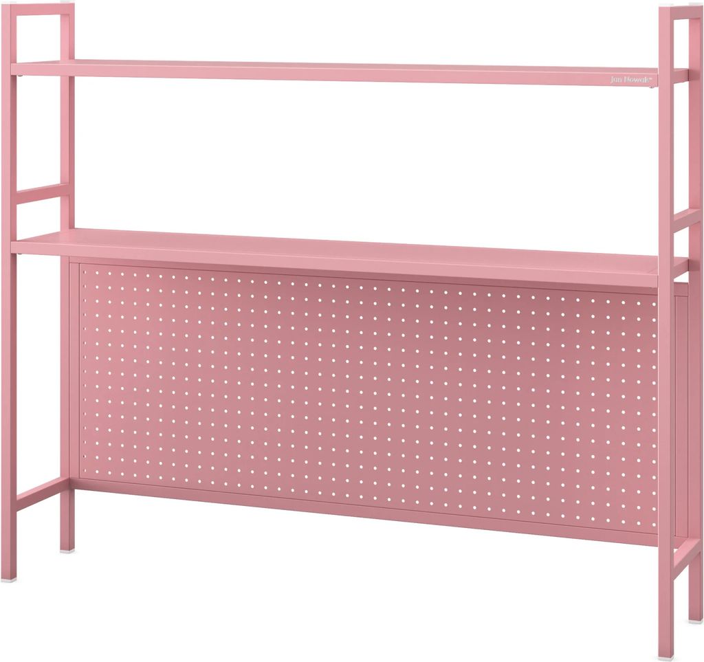 Jan Nowak Schreibtischregal Aufsatzregal Schreibtischaufsatz Tischregal Schreibtisch 1150 x 980 x 220 mm, rosa
