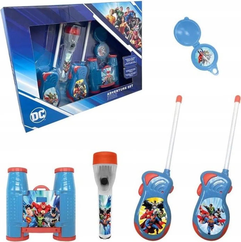 Kit Exploration 4-en-1 Batman & Superman DC Comics Réf 23933 pour Enfants