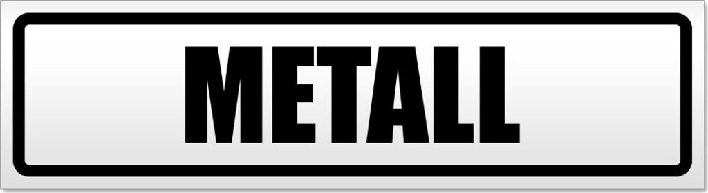 METALL Magnetschild Schild magnetisch