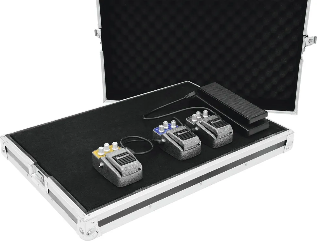 Pedalboard Case rigide pour pédales guitare - Mallette compacte de 25cm
