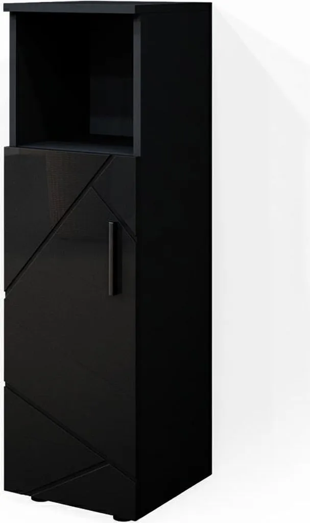 Mobiletto Salvaspazio Bagno Irma Antracite 30x95 | Ordine Immediato