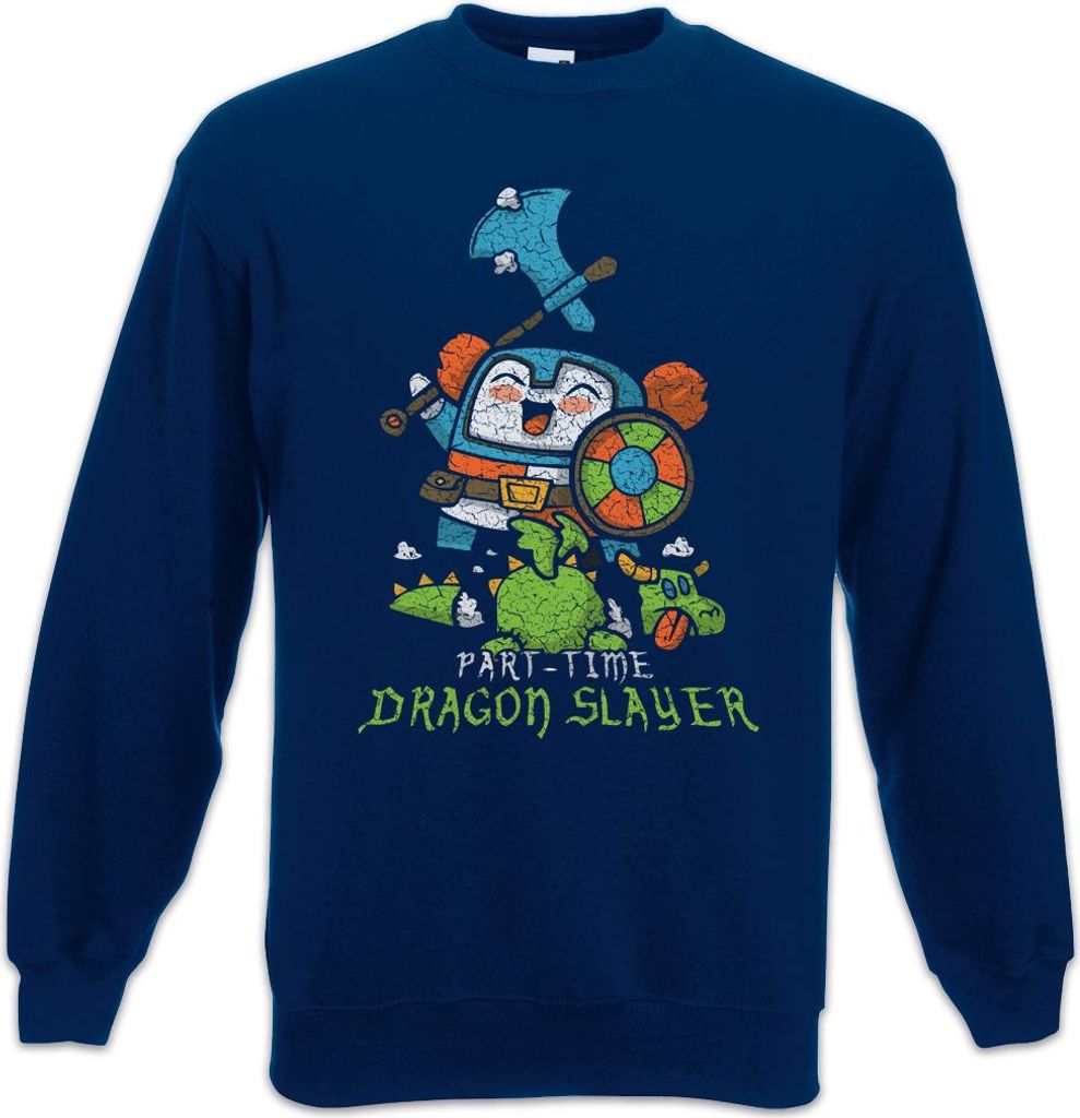 Urban Backwoods Part Time Dragon Slayer, Sweatshirt, Farbe: Navy, Größe: 2XL