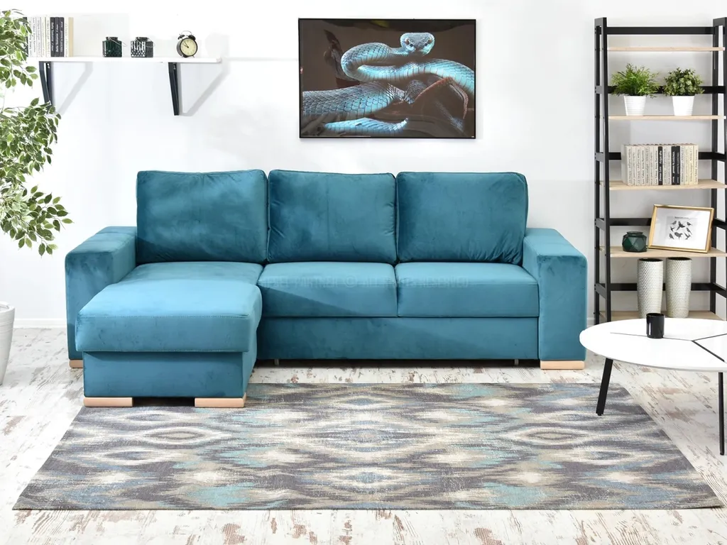 Tapis ZULU 160x230 cm Multicolore Gris et Turquoise Facile à Entretenir