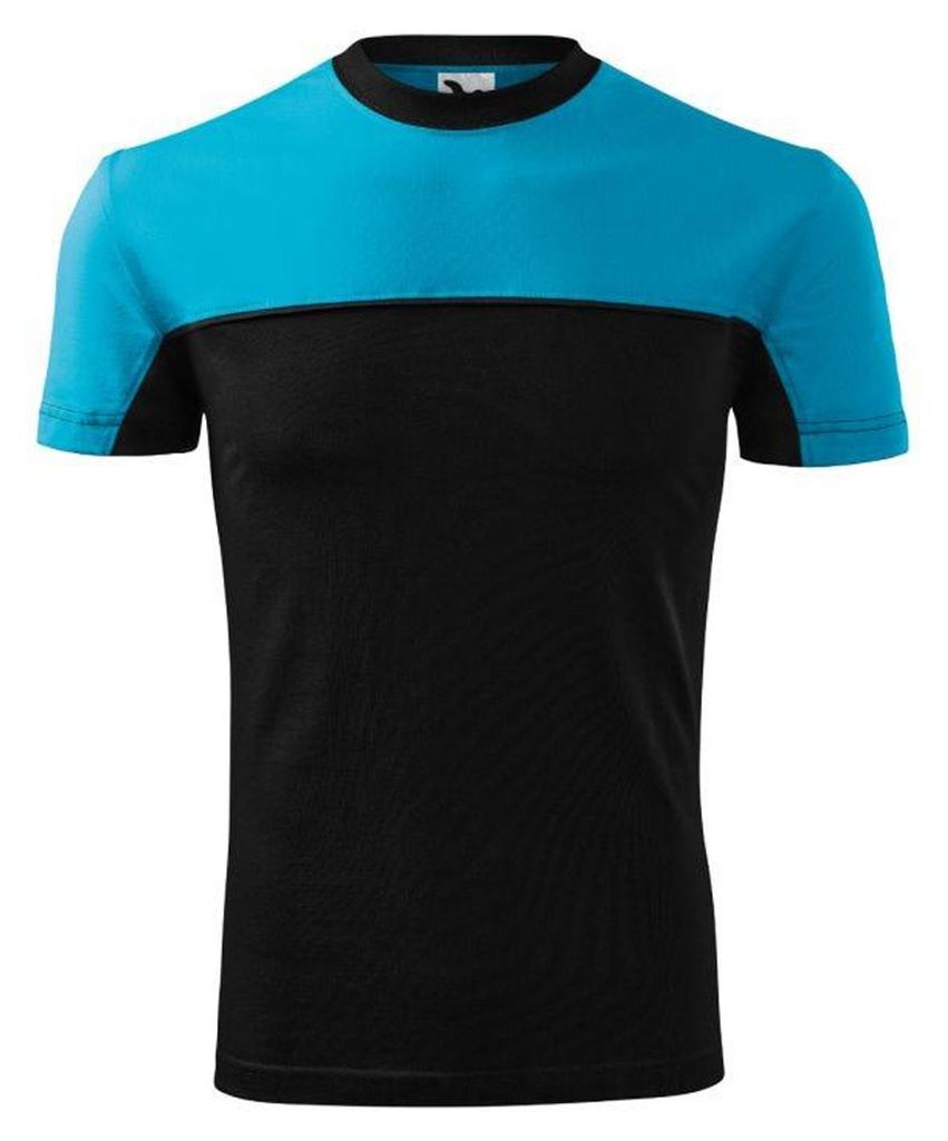 Malfini - "Colormix" T-Shirt für Herren PP12426 (XXL) (Schwarz/Blau)