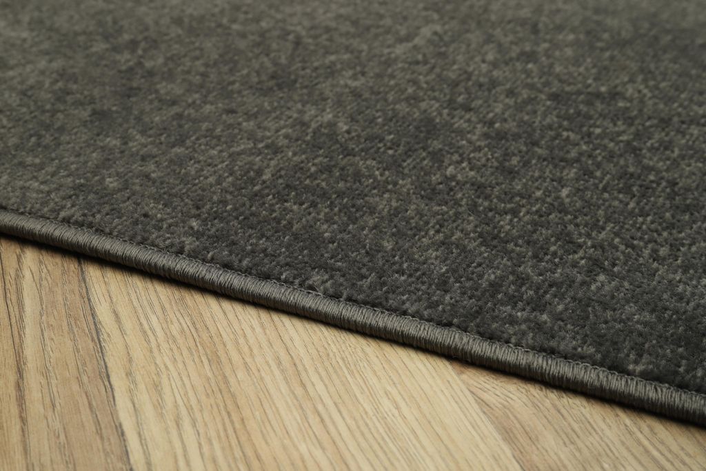 Teppich Dunkelgrau Quadratisch 160 x 160 cm