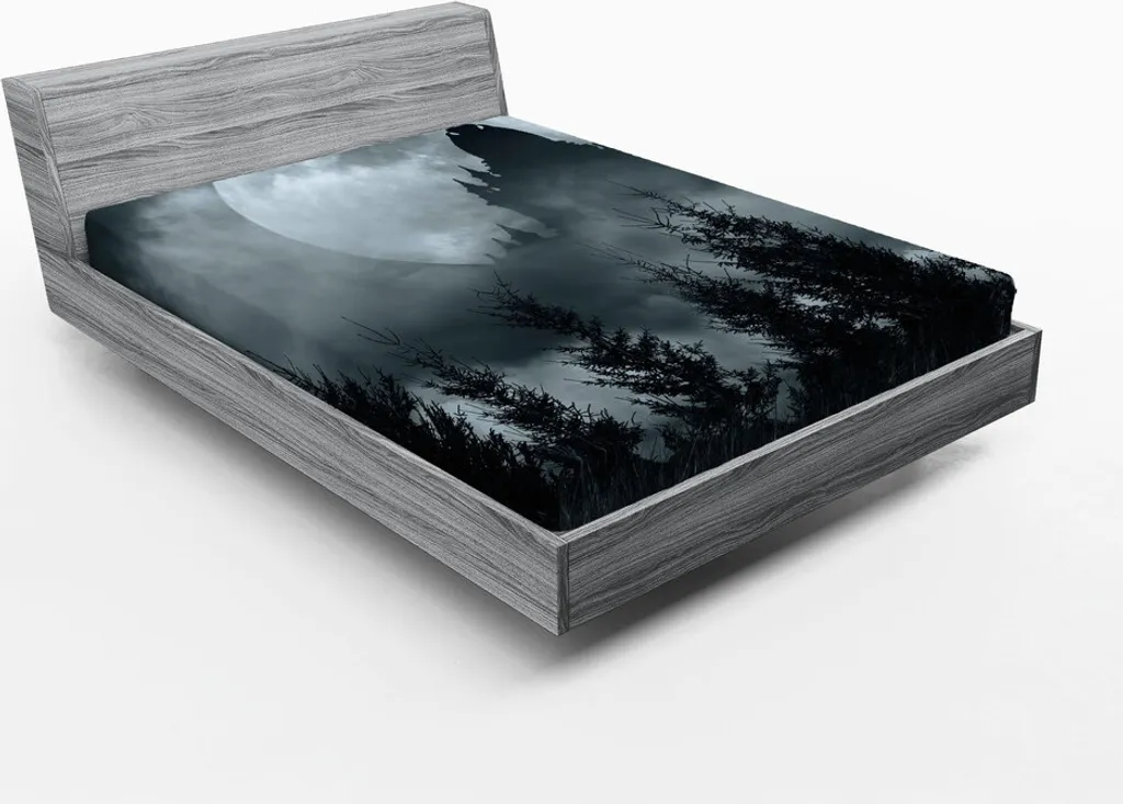 Drap-housse Halloween 180x200 cm confortable : fini les draps ternes !