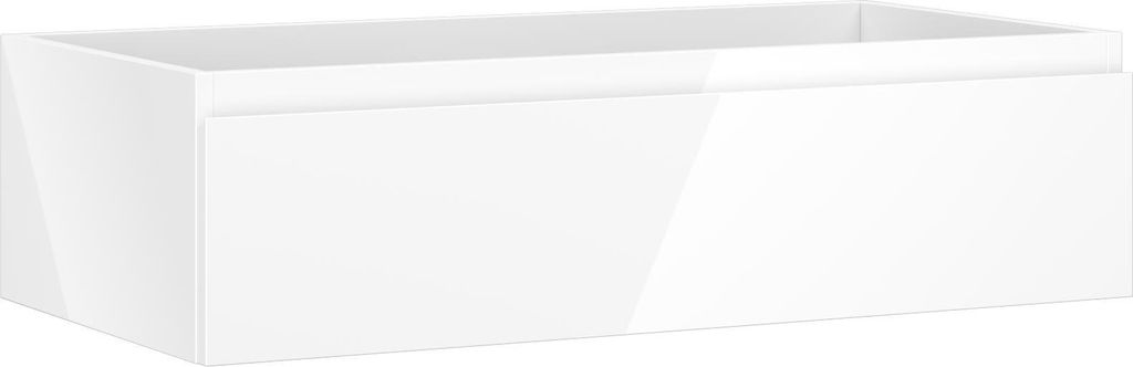 Mexen Orio Badezimmerschrank unter dem Waschbecken 90 cm, 1 Schublade, weiß glänzend - 91A10-09023-1-BF00