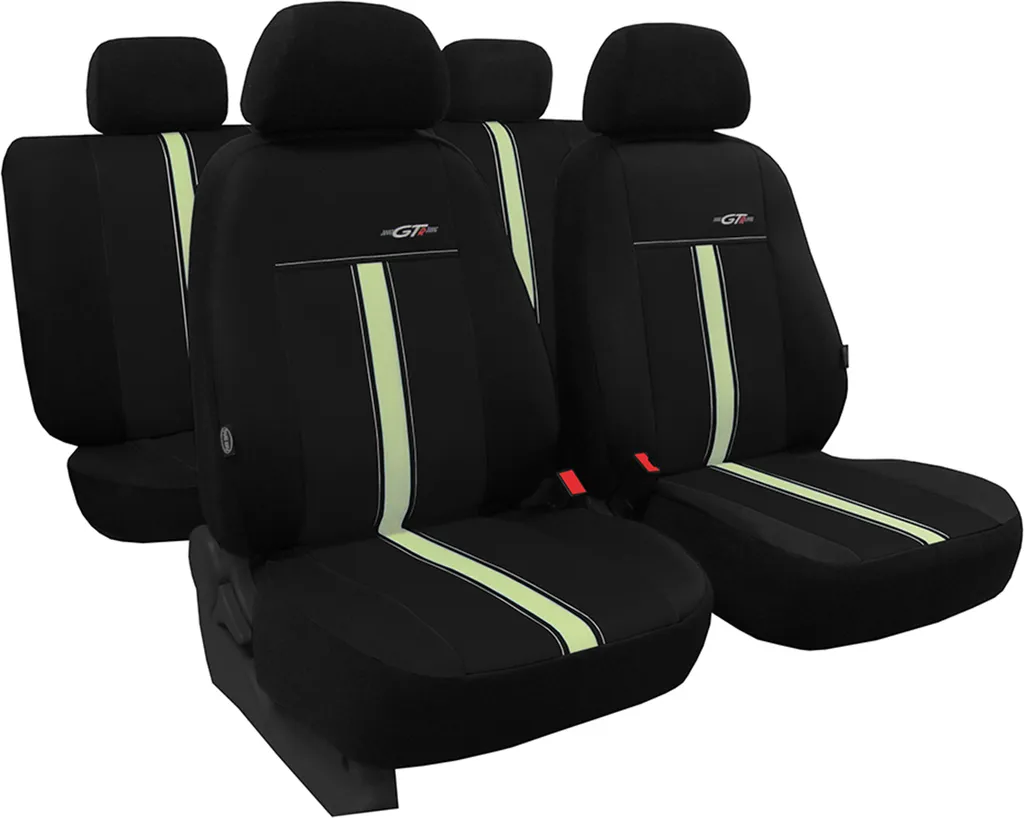 Set Coprisedili Universali Chevrolet Spark Nero Beige - Protezione 3 Pezzi