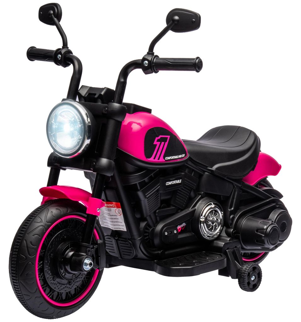 HOMCOM Elektrische kinderauto, kinder motorfiets, 6V, Productafbeelding 