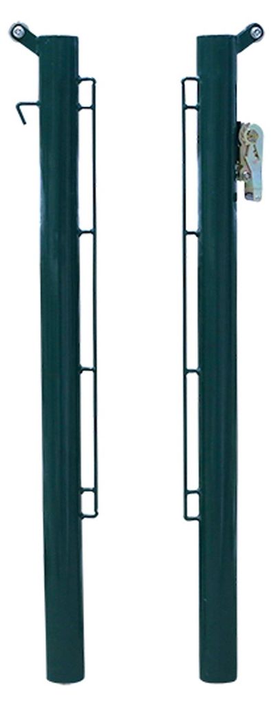 Deluxe-Set mit festen 80-mm-Padelpfosten aus Metall