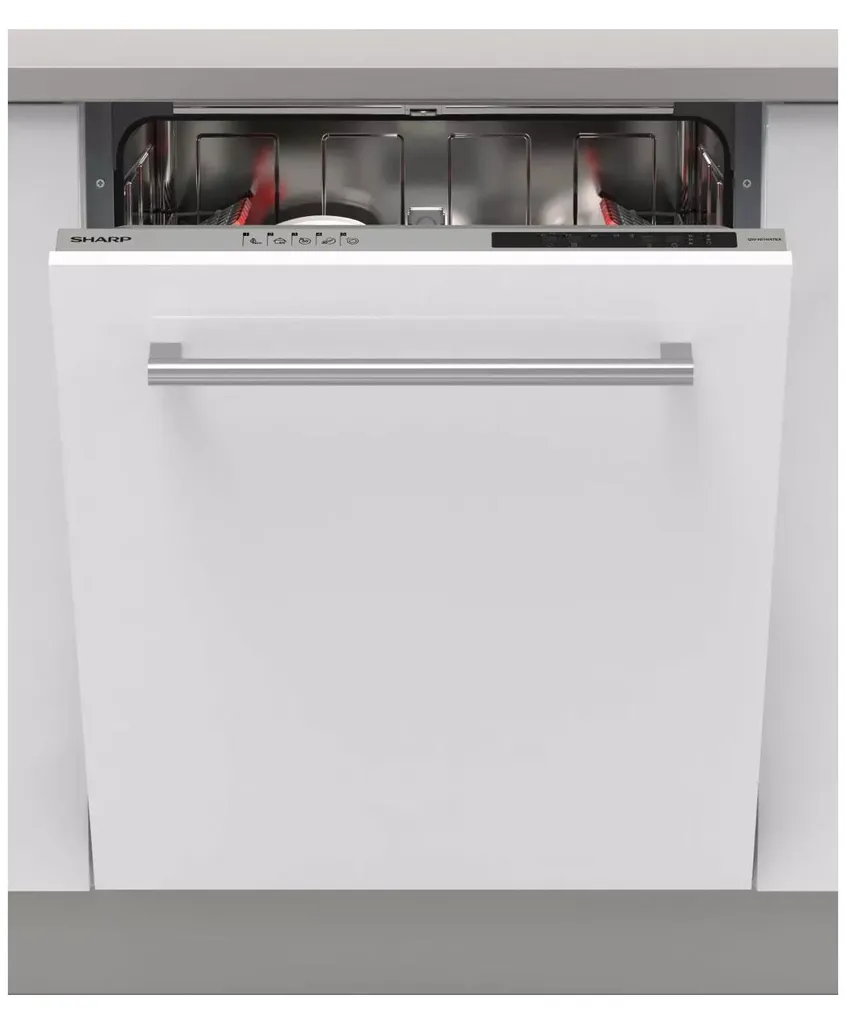Lave-vaisselle 13 couverts Sharp 47dB silencieux et tout intégrable 60cm