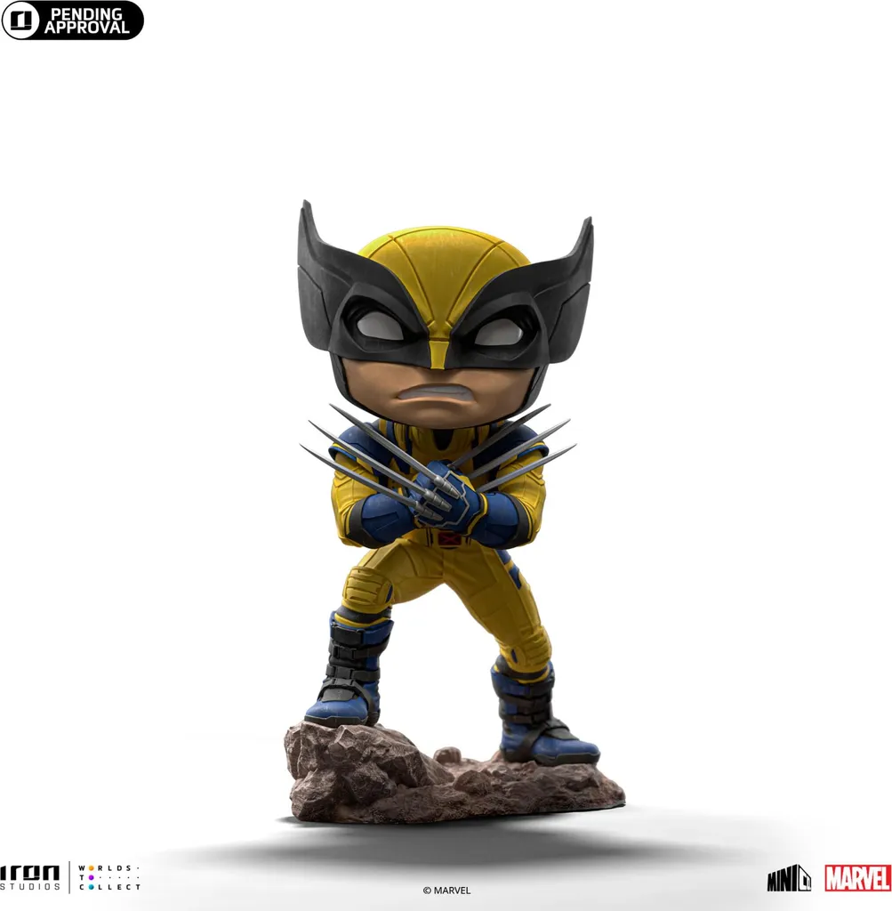 Figurine MiniCo Wolverine Jaune Deadpool Iron Studios 13cm Collectible - 11