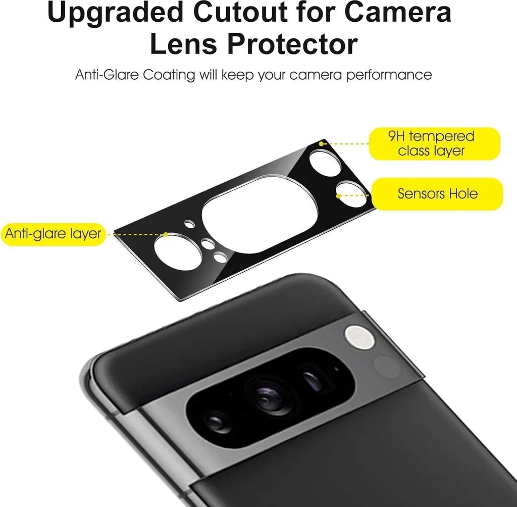 Pack Protection Intégrale Google Pixel 8 Pro avec Verre Blindé Écran - 3