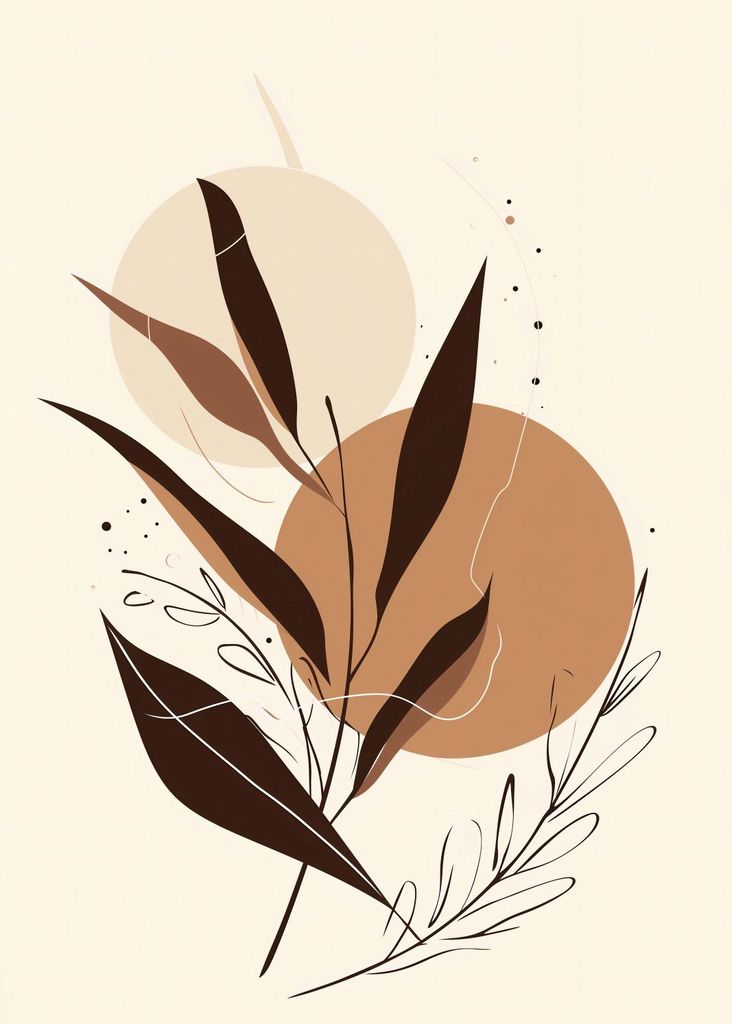 Plakat 25x35cm Herbstgeflüster