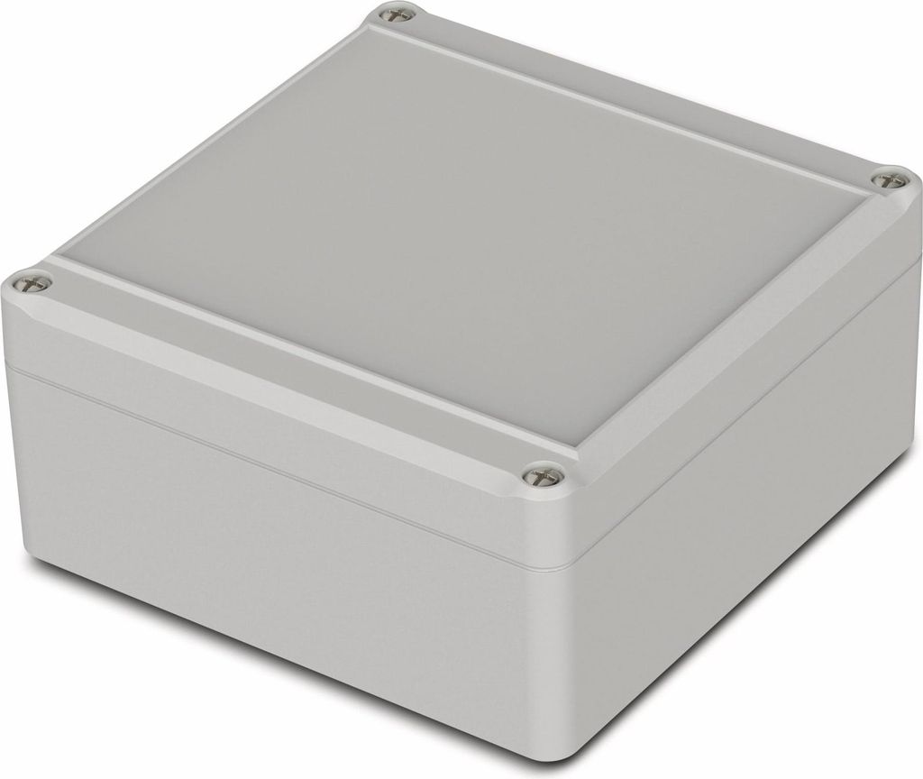 BOPLA Universalgehäuse, Euromas II, ABS, 122 x 120 x 57 mm, IP65, lichtgrau