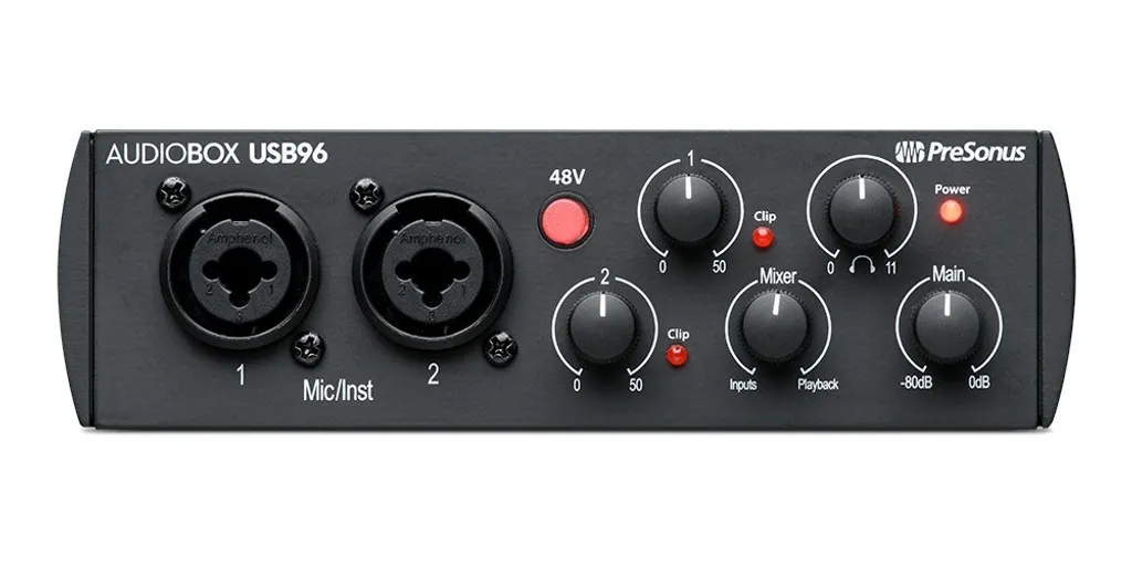 AudioBox USB 96 PreSonus : fini la latence pour vos enregistrements PC
