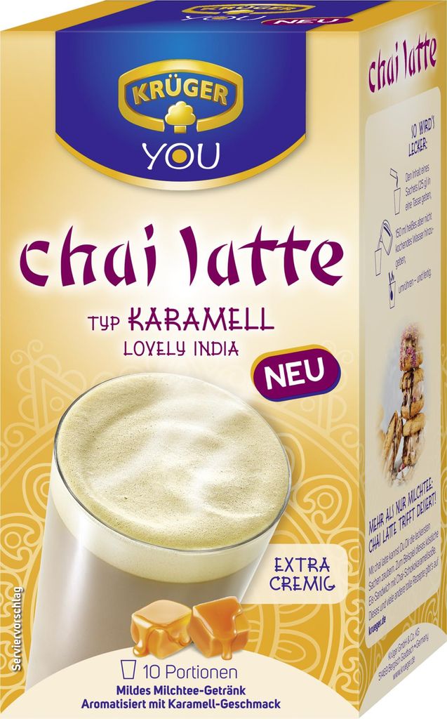 KRÜGER YOU Chai Latte 10029024 Karamell 10St Immagine del prodotto 