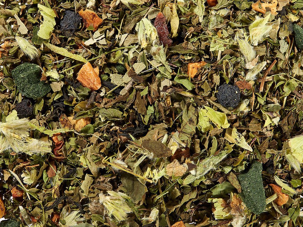 Kräuterteemischung Super & Kühlend Minz-Fichten-Note aromatisiert