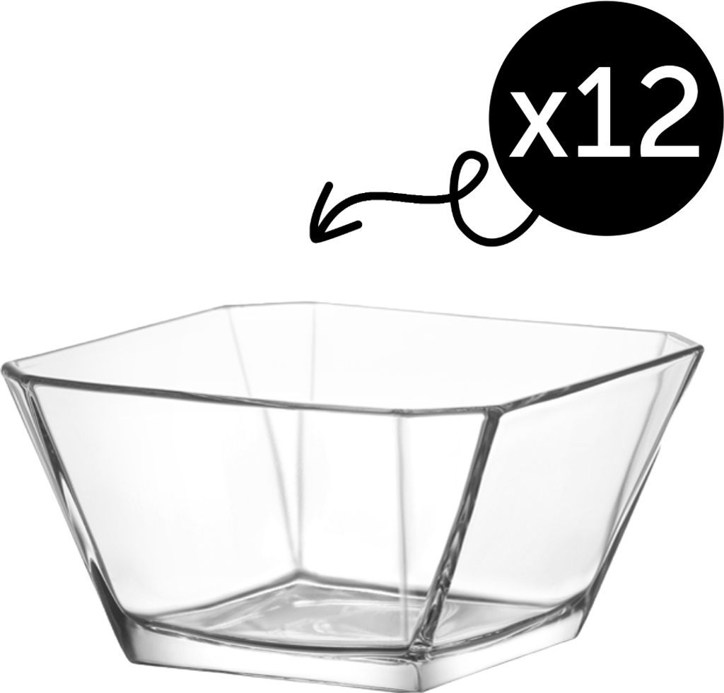 LAV Karen Glasschalen – 300 ml (10 1/4 oz), 12 er set