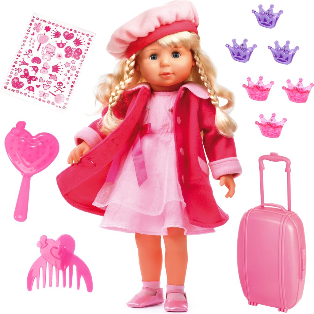 Bayer Design 94635AA Charlene Funktionspuppe mit Haaren 46 Produktbild 1
