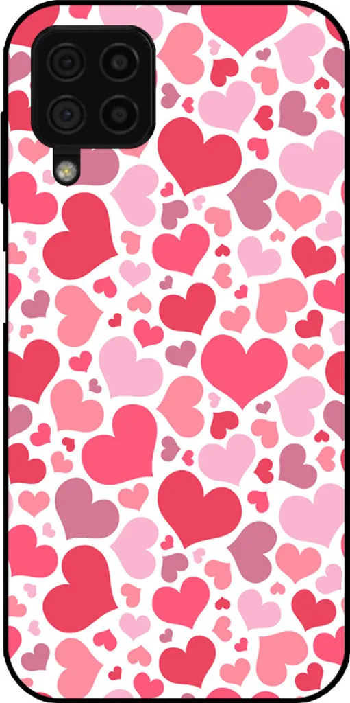 Smartphonica Custodia Samsung A22 4G - TPU Antishock Design Cuori
