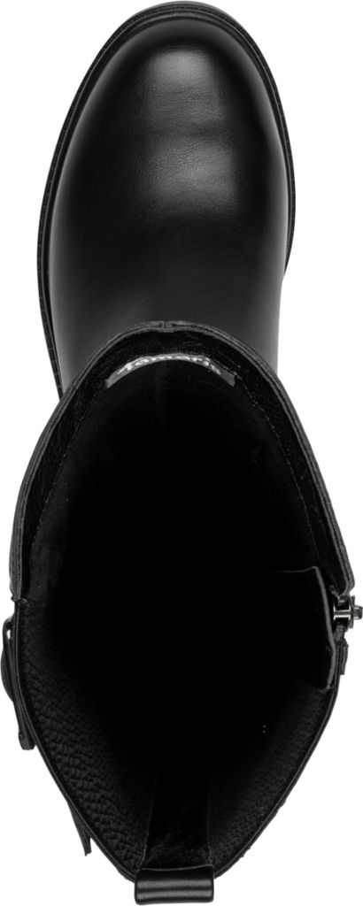 Tamaris Damen Stiefel mit Stretch-Schaft & natürlichen Touch 1-25625-45, Größe:39 EU, Farbe:Schwarz