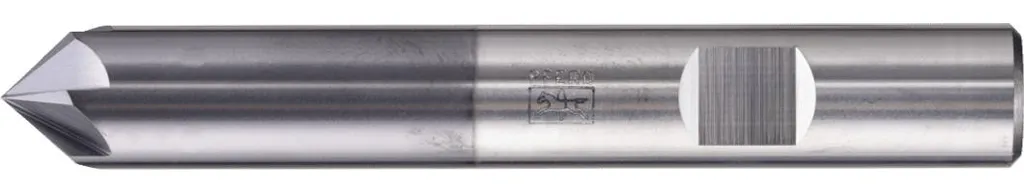 Fraise à ébavurer 90 degrés en carbure VHM Ø 12 mm avec revêtement TiAlN