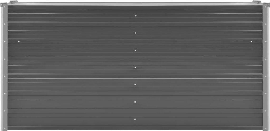 vidaXL Garten-Hochbeet Verzinkter Stahl 160x40x77 cm Grau Produktbild 9