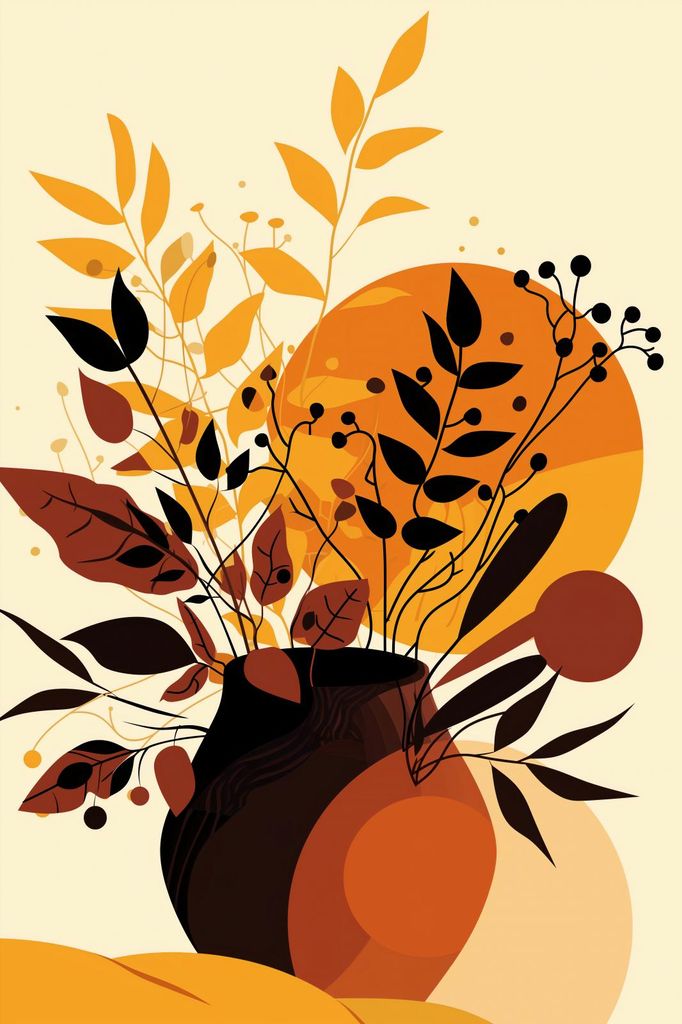 Plakat 20x30cm Obststrauß