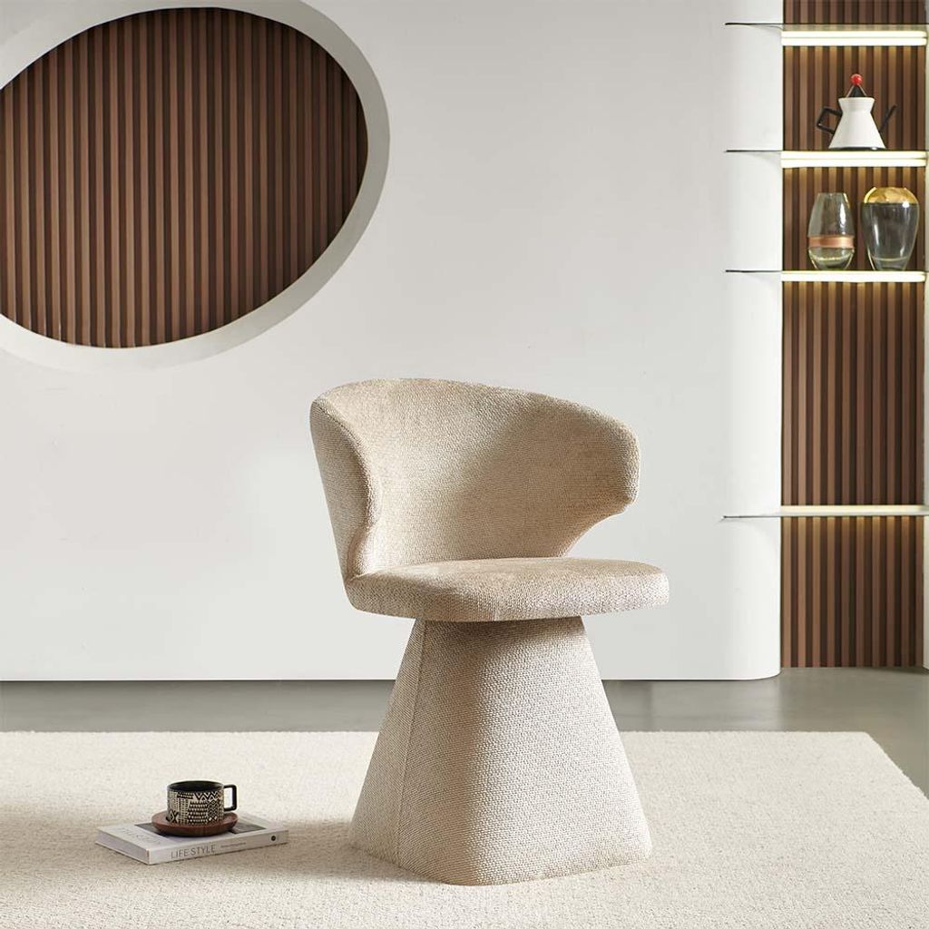 Otočná jedálenská stolička Milton & Oldbrook Hanover Beige Obrázok produktu 