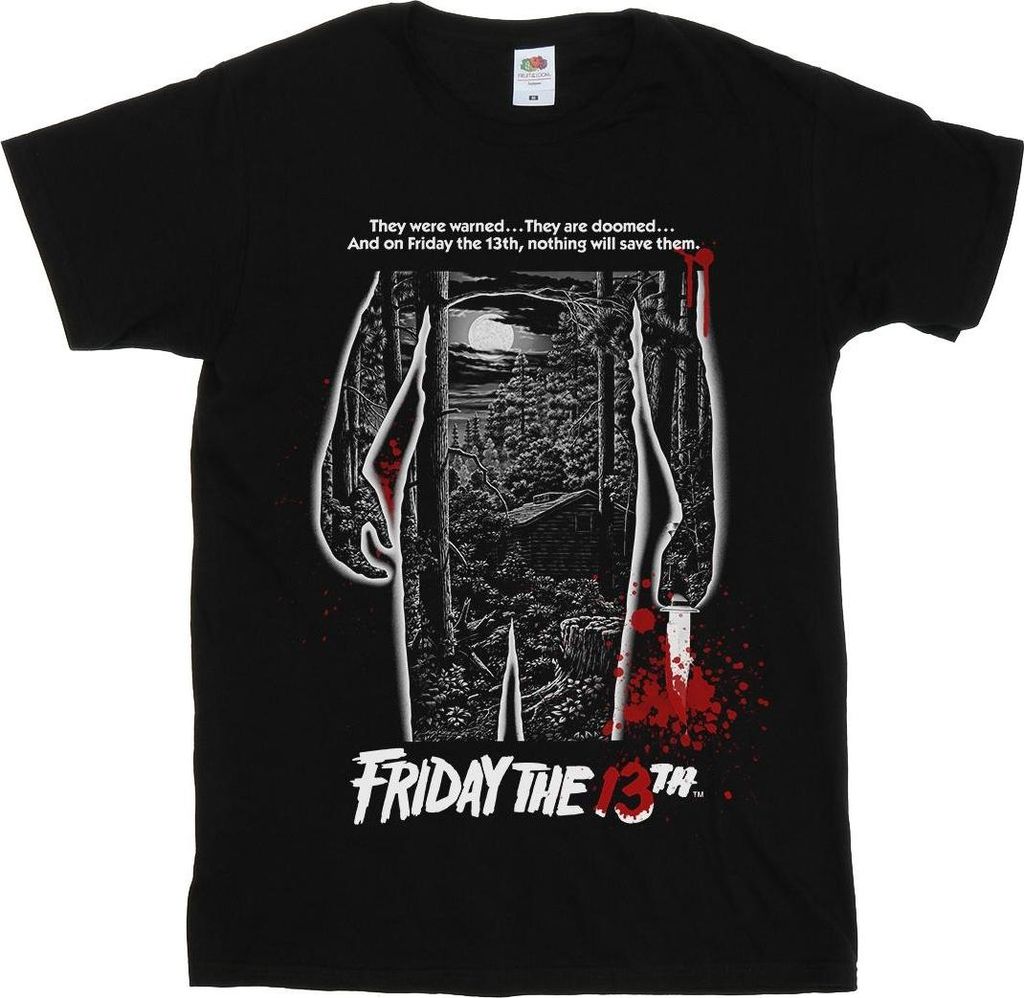 Friday The 13th - T-Shirt für Damen BI23259 (L) (Schwarz)