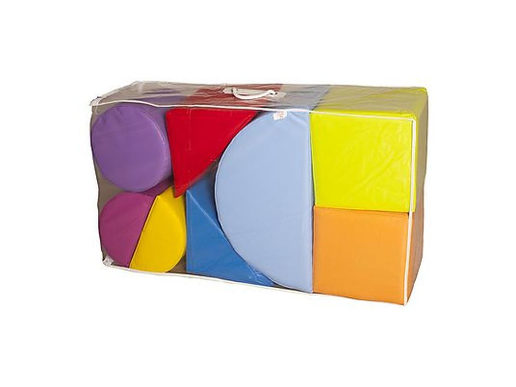 Sumo Didactic - Softbausteine Set für Kinder – 8-tlg. Psychomotorik-Set inkl. Aufbewahrungstasche | Antibakteriell, robust & waschbar | Fördert...