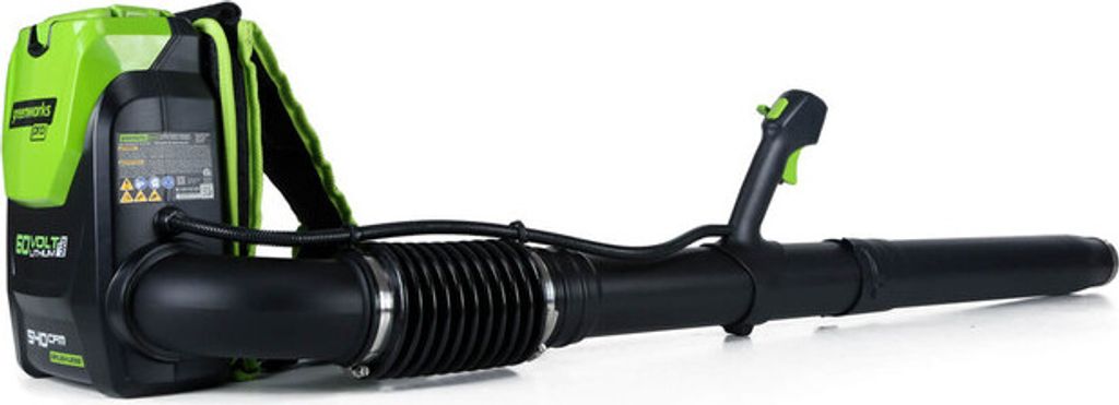 Greenworks GD60BPB, Fukar na záda, 225 km/h, 15,3 m³/h, Obrázek produktu 
