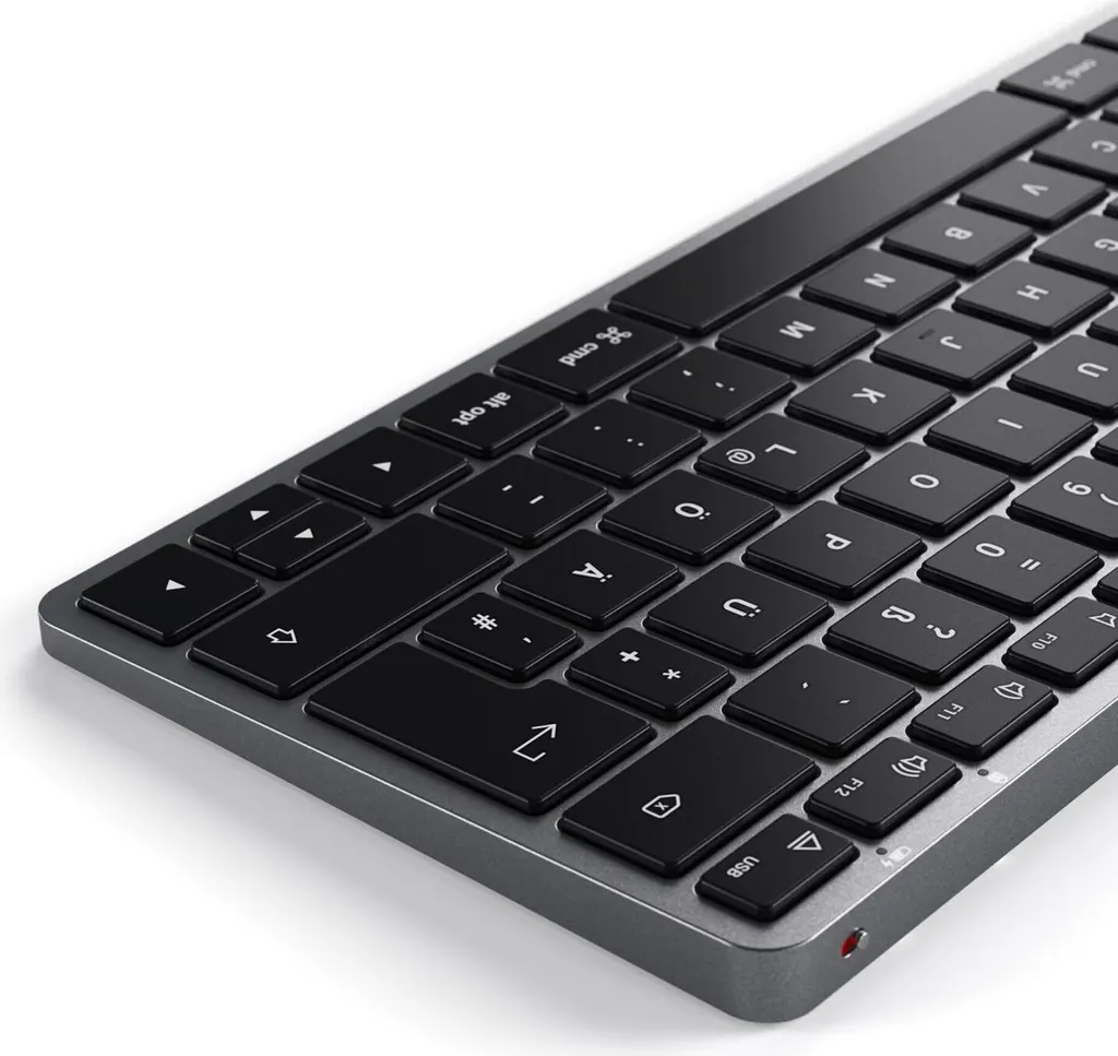Petit Clavier Bluetooth Satechi Slim X1 Mini QWERTY - Gain de Place - 11