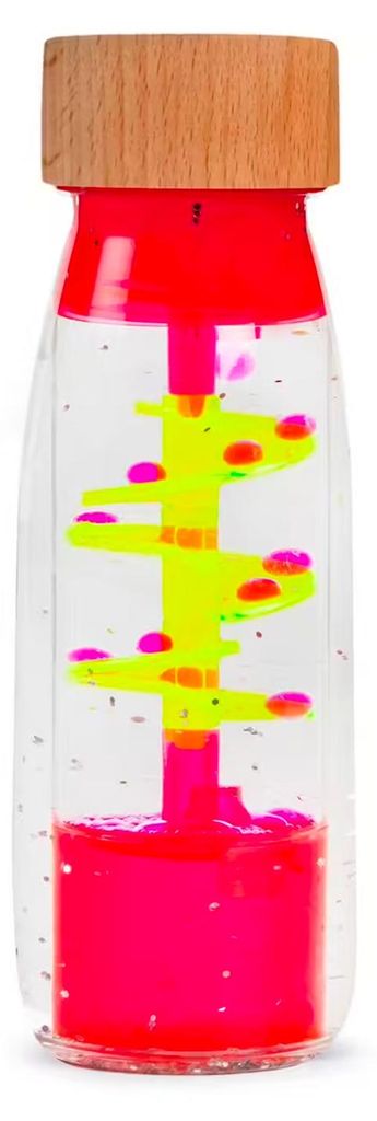 Sinnesflasche Move Spirale Tiny - 14 x 4 cm - Rose | by Produktbild 