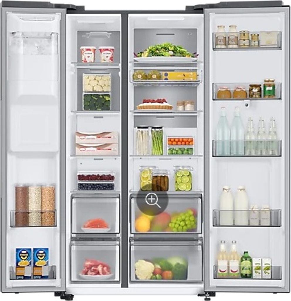 Samsung RS6HA8891SL EF Side-by-Side, E, 614 l, Edelstahl Produktbild 14