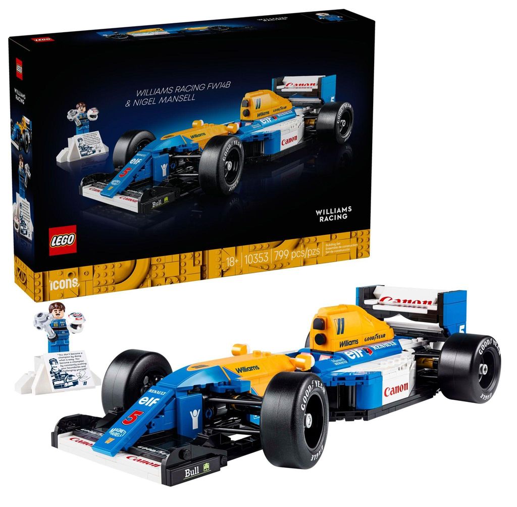 LEGO Icons Williams Racing FW14B et Nigel Mansell 10353 Image du produit 
