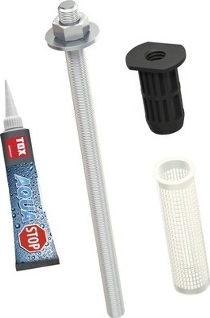 Schwerlast-Abstandsmontagesystem Tox Thermo Proof M12x400 mm 2 Stück