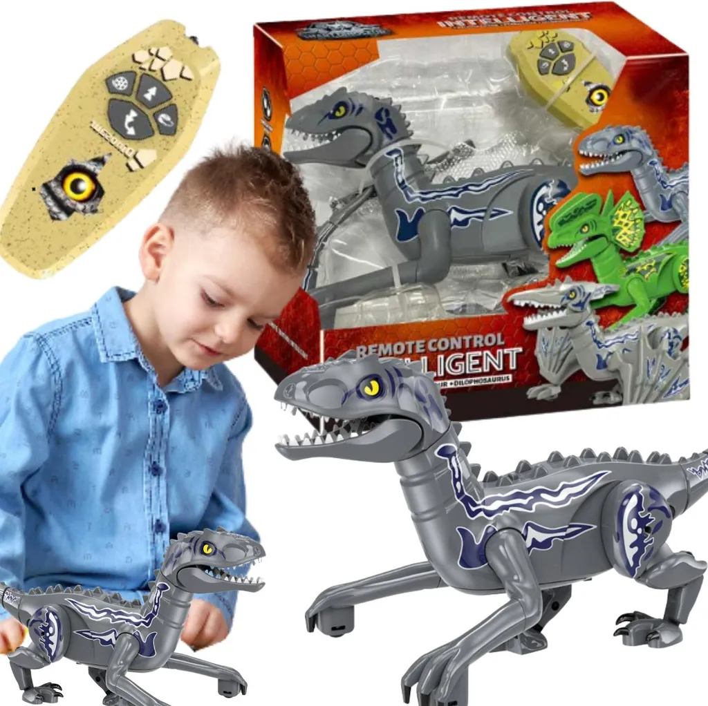 Dinosaure Télécommandé Interactif Géant : Marche, Rugit et Robotisé