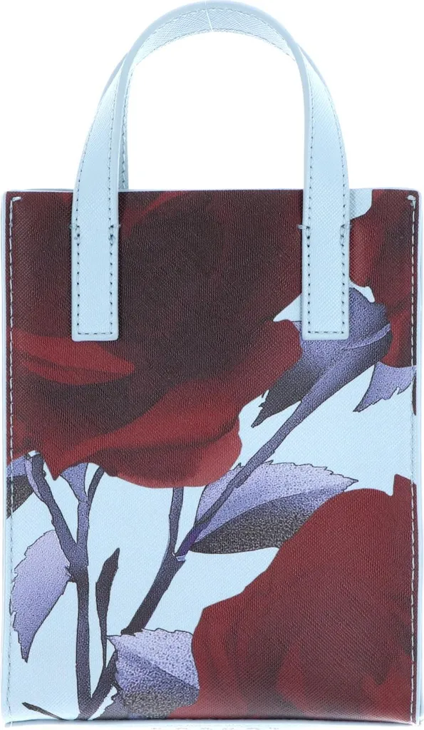 Mini Bag Ted Baker Everrly Rose Print - Must-Have Tracolla Blu - 3