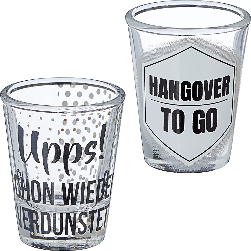 Produktbild von EuroDiscount 24 Shotgläser 50ml - Bunt Mit Sprüchen