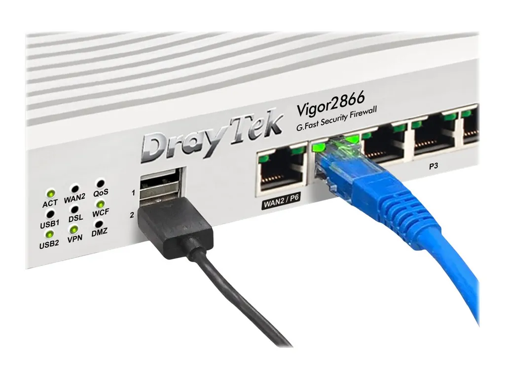 DrayTek Vigor 2866 Modem Routeur VDSL2 Supervectoring G.Fast G.105