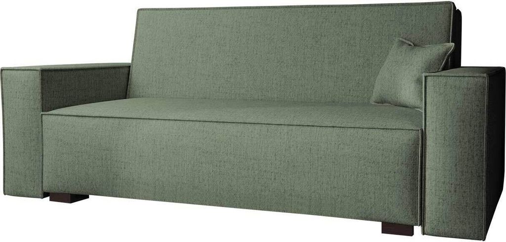 MIRJAN24 Schlafsofa Sofa Viva Vox IV mit Schlaffunktion und Bettkasten, Polstercouch, Stilvoll Polstersofa vom Hersteller (Farbe: Neve 34)
