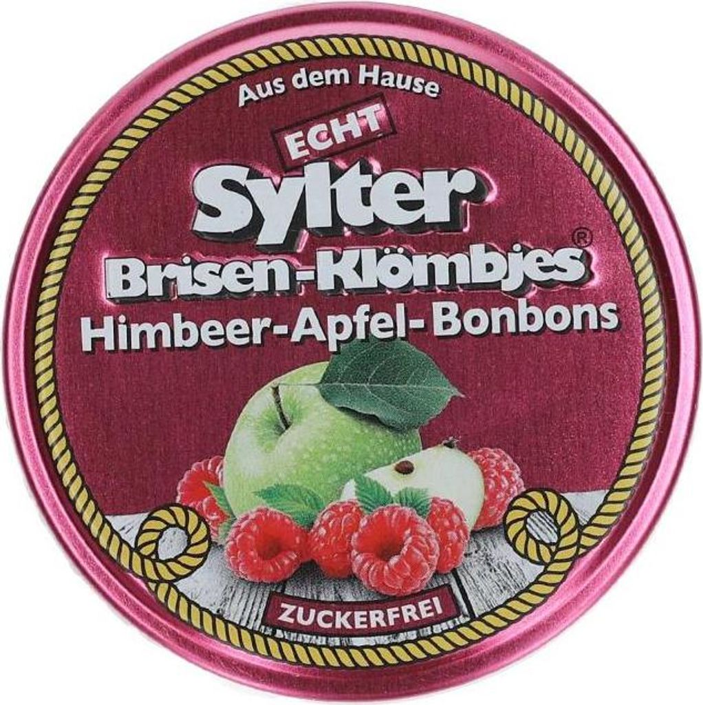 Echt Sylter Himbeer-Apfel Bonbons zuckerfrei 70 g Produktbild 