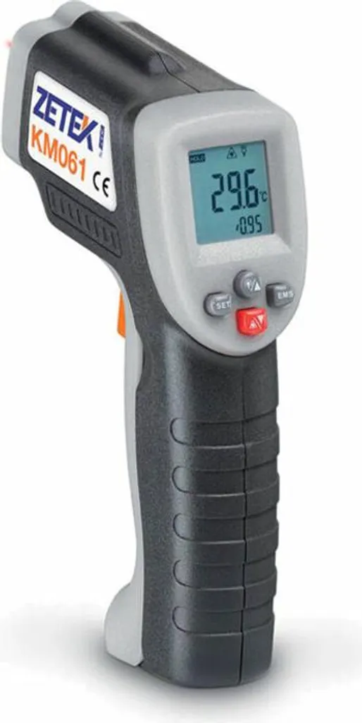 Thermomètre Infrarouge ZECA avec Visée Laser de Précision et Écran Digital LCD