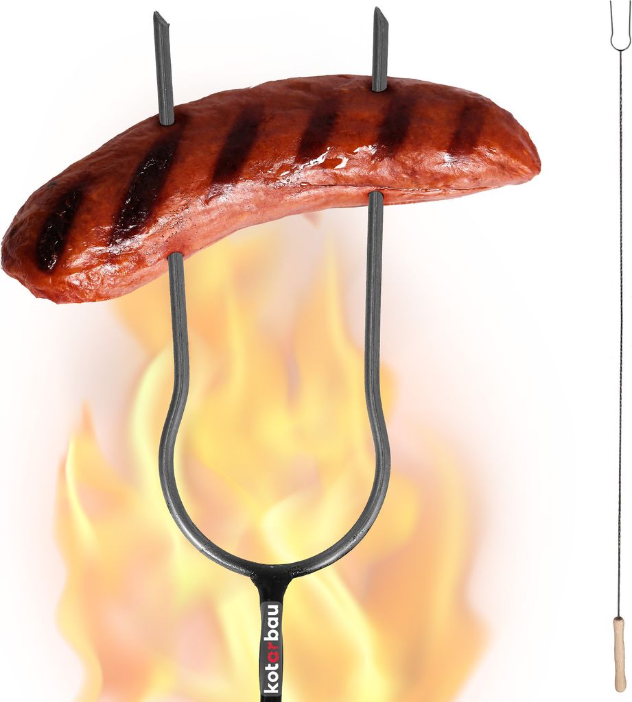 KOTARBAU® Widełki Ogniskowe 130 cm Kijek na Kiełbasę Zdjęcie produktu 